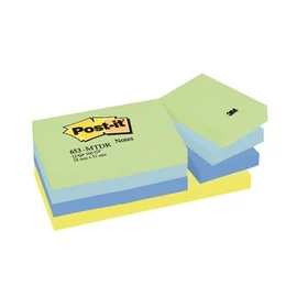 Post-it 653MTDR 38x51mm 100 lap 12 tömb neonzöld