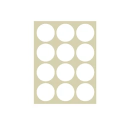Címke öntapadó 50mm kör