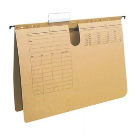 Függőmappa  gyorsfűző szerkezettel Connect A/4 natúr KF00554