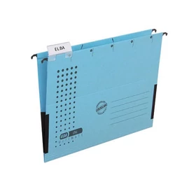 Függőmappa oldalvédelemmel Elba A/4 kék 01