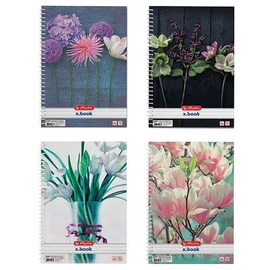 Spirálfüzet A/4 70 lap Flower