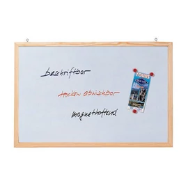 Fehértábla 30x40cm fakeretes CC-MM3040 lakkozott Franken