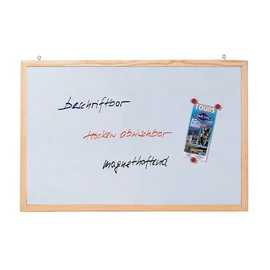 Fehértábla 40x60cm fakeretes CC-MM4060 lakkozott Franken