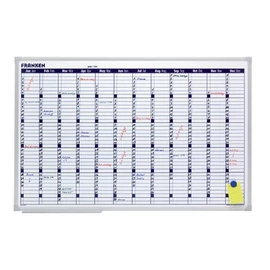 Tervtábla éves jan-dec. 60x90cm VO12 Franken