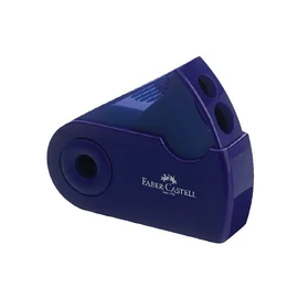 Hegyező Faber-Castell műanyag dupla tartályos védővel piros/kék