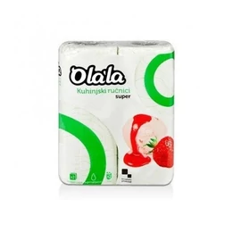 Háztartási papírtörlő, 2 rétegű, 2 tekercses, Olala
