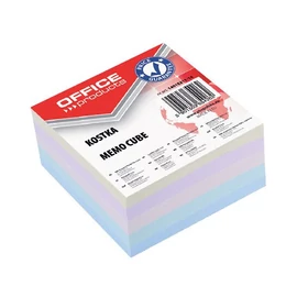 Kockatömb 85x85x40mm, DOX ragasztott pasztell színek