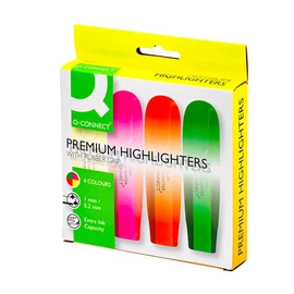 Szövegkiemelő klt. 4db-os Q-Connect Prémium 