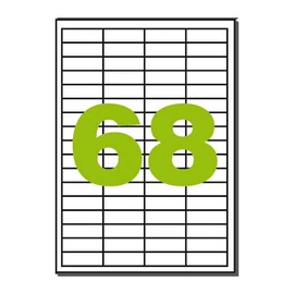 Etikett LCJ114 48,5x16,9mm 100ív