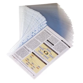 Genotherm A/4 lefűzhető víztiszta Q-Connect 75 mikron KF14843 100db/csomag