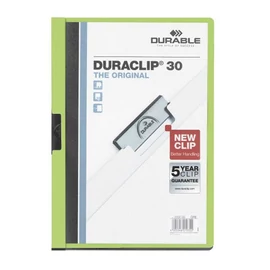 Klipmappa A/4 Duraclip 2200 zöld 04