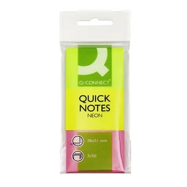 Öntapadós oldaljelölő neon 40x50mm 3x50lap Connect