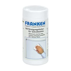 Tisztítókendő fehértáblához nedves 100 db Franken