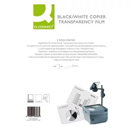 Írásvetítő fólia Q-Connect KF26066 fénymásolóhoz 100db/csom