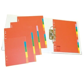 Regiszter A/4  ESSELTE karton 10 részes