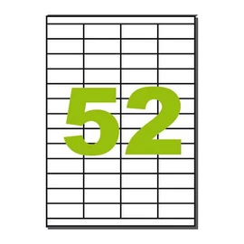 Etikett LCJ142 52,5x21,2mm 100ív