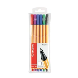 Tűfilc klt. 6db-os Stabilo Point 88 886 0,4 mm