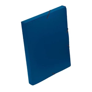 Iratgyűjtő gumis A/4 PP 30mm Coolbox kék 01