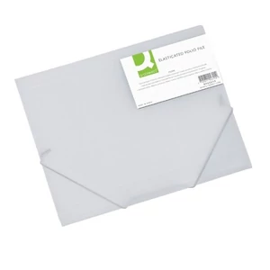 Iratgyűjtő gumis A/4 PP Q-Connect 3mm átlátszó 30