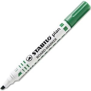Táblamarker STABILO Plan vágott hegyű 643 zöld 04