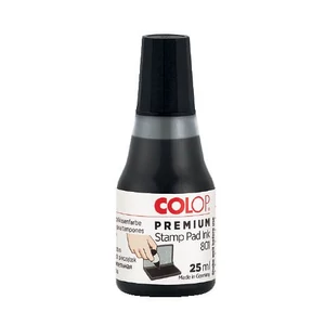 Bélyegzőfesték 25ml Colop 801 fekete 02