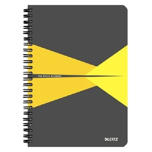 Spirálfüzet A/5 Office PP borítóval sárga 06