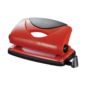 Lyukasztó Q-Connect Light duty 9014 10lap piros 03