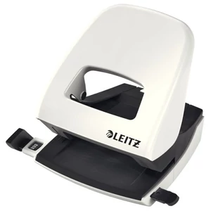 Lyukasztó Leitz 5008 WOW fém metálfényű 30lap fehér 05