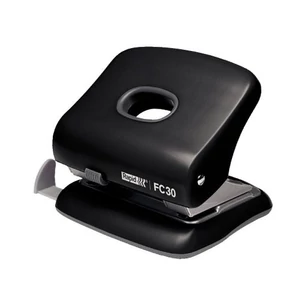 Lyukasztó Rapid FC30 Fashion 30lap fekete 02