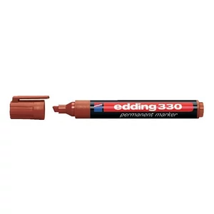 Edding 330 vágott hegyű permanent marker barna 11
