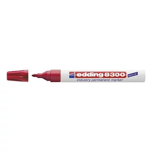 Marker permanent Edding 8300 ipari piros 03