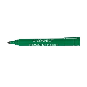 Marker permanent Q-Connect kerek zöld 04