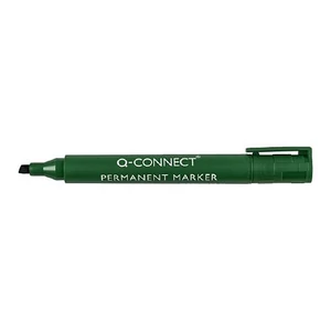 Marker permanent Q-Connect vágott zöld 04