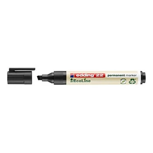 Edding 22 Ecoline vágott permanent marker fekete 02
