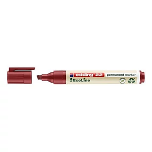 Edding 22 Ecoline vágott permanent marker piros 03