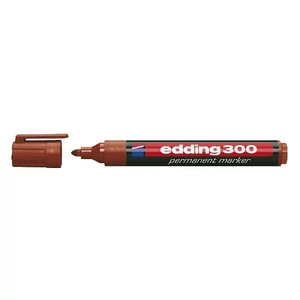 Edding 300 kerek permanent marker barna 11