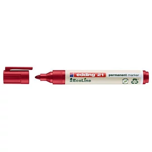 Edding 21 Ecoline kerek permanent marker piros 03