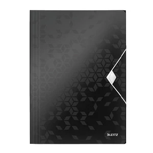 Iratgyűjtő gumis A/4 PP 30mm Coolbox fekete 02