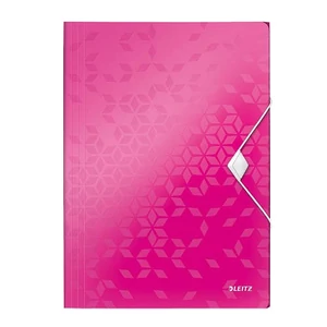 Iratgyűjtő gumis A/4 PP 30mm Coolbox rózsaszín 10