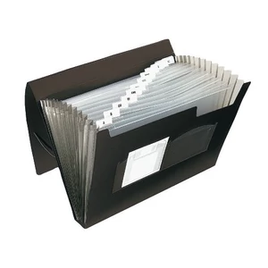 Irattartó harmonika 13 rekesz Q-Connect fekete 02