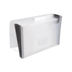 Irattartó harmonika 13 rekesz Q-Connect áttetsző kék 48