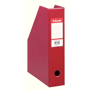 Iratpapucs PVC Esselte összehajtható 70mm bordó 12