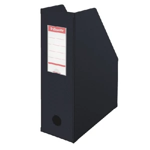 Iratpapucs PVC Esselte összehajtható 100mm fekete 02