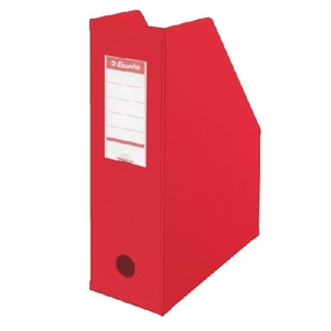 Iratpapucs PVC Esselte összehajtható 100mm piros 03