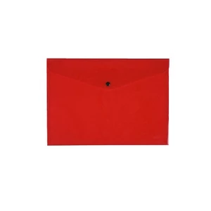 Iratgyűjtő tasak A/4 patentzáras Connect piros 03