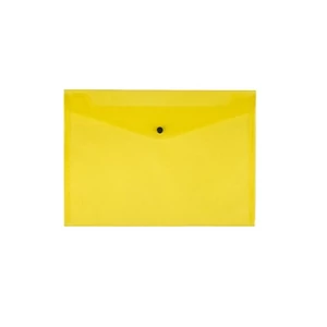 Iratgyűjtő tasak A/4 patentzáras Connect sárga 06