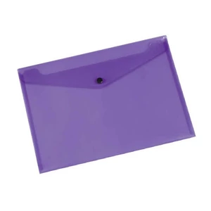 Irattasak A5 fekvő patentzáras Q-Connect lila 08