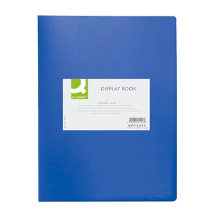Iratvédő mappa 30 tasakos Q-CONNECT kék 01