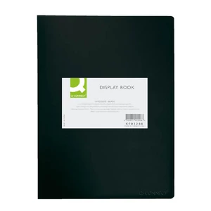 Iratvédő mappa 30 tasakos Q-CONNECT fekete 02