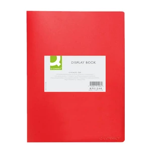 Iratvédő mappa 30 tasakos Q-CONNECT piros 03